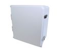 Type 4X Junction Box with Solid Snap Latch Cover, 362x207x408mm, Polyester, Grey