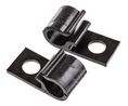 Black Polyacetal D Clip, 10mm Max. Bundle