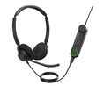 USB-C Headset with Inline Link, UC, Engage 50 II, Stereo, On-Ear, 20kHz, USB, Black