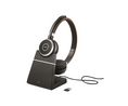 Headset with Charging Stand, UC, Evolve 65 SE, Stereo, On-Ear, 20kHz, Bluetooth, Black / Red
