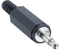 Jack Plug, Plug, Mono, Straight, 3.5 mm, Pack of 5 pieces