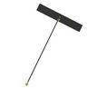 Joustava antenni, ISM / ZigBee / SigFox / Neul / LoRa / Z-Wave, 1.4 dBi, U.FL, 79mm, Liimakiinnitys, Kaapelin pituus 100mm