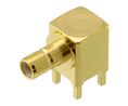 Receptacle, SMB, Brass, Socket, Right Angle, 50Ohm, Soldering
