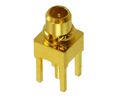 Connecteur RF, MMCX, Laiton, Fiche mâle, Droit, 50Ohm, Soudage