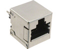 Modularer Steckverbinder, Buchse, RJ45, CAT5e, Gerade, Positionen - 8, Anzahl Kontakte - 8, Abgeschirmt, Packung à 5 Stück