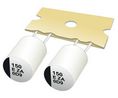 Panasonic 220uF Hybrid Aluminium Electrolytic Capacitor 25V dc, Radial, Through Hole - EEHAZT1E221B, Pack of 2 pieces