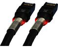 Patch Cable PatchSee, RJ45 Plug - RJ45 Plug, CAT6a, U/UTP, 1.8m, Black