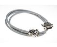 Phoenix Contact Male 15 Pin D-sub to Female 15 Pin D-sub Serial Cable, 1.5m PVC