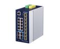 Ethernet Switch, RJ45 Ports 8, Fibre Ports 12SFP / SFP+, 10Gbps, Layer 3 Managed