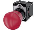Siemens SIRIUS ACT 3SU11 Series Twist Release Emergency Stop Push Button, Panel Mount, 22mm Cutout, 2NC, IP66, IP67,