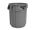 Rubbermaid Commercial Products Brute Vented 10gal Grey Polypropylene Waste Bin
