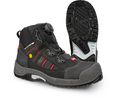 1718 Black, Grey, Red Aluminium Toe Capped Unisex Ankle Safety Boots1718, EU 1718No