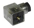 3P+E DIN 43650 A, Female Solenoid Connector with Indicator Light, 230 V ac Voltage, Female, 250V, 10A