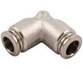 L-Fitting, Ø12 mm, Push-In Connector, Ø12 mm, Push-In Connector, Brass, 30.5mm, Pack of 10 pieces