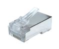 Modular Connector, Plug, RJ45, CAT5e, Straight, Positions - 8, Contacts - 8, Shielded, Pack of 100 pieces