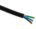 Mains Cable 3x 0.75mm² Copper 300V 100m Black