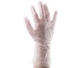 Disposable Gloves, Polyvinylchloride (PVC), Glove Size Large, Transparent, Pack of 100 pieces