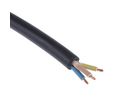 Mains Cable 3x 1mm² Copper 500V 100m Black