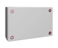 Klemmenkasten ohne Durchführungsplatte KX 120x300x200mm Stahlbech Hellgrau IP66