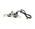 Serial Adapter Card, 2x DB9, IDC