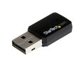 Mini USB Dual Band Wireless-AC Adapter, 433Mbps, 802.11a/b/g/n/ac