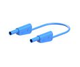 Test Lead, Shrouded, Zinc Copper / Nickel-Plated, 1m, 1kV, 19A, 1mm², PVC, Blue