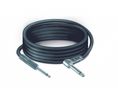 Angled Audio Cable, Mono, 6.35 mm Jack Plug - 6.35 mm Jack Plug, 9m