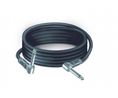 Angled Audio Cable, Mono, 6.35 mm Jack Plug - 6.35 mm Jack Plug, 1.5m