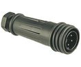Rundstift/-hylsa, Anslutningsdon, 5 Antal kontakter, 18A, 600VAC/VDC, IP68