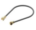 RF Cable Assembly, 1.32mm, U.FL Male Angled - U.FL Male Angled, 500mm, Black