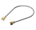 RF Cable Assembly, 1.32mm, U.FL Male Angled - U.FL Male Angled, 1m, Grey