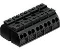 Socket Terminal, 0.5 ... 4mm², Poles - 20, Plastic, Black, Pack of 10 pieces