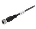 Cordset, M12 Socket - Bare End, 5 Conductors, 5m, IP68 / IP67 / IP66 / IP65, Black