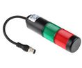 Kompakt 37 Series Red/Green Buzzer Signal Tower, 2 Lights, 24 V ac/dc, Base Mount, Tube