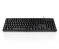 Ceratech KYBAC276-3UBK Wired USB Keyboard, QWERTY (UK), Black