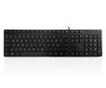 Ceratech KYBAC301-PBLK-GR Wired PS/2 Multimedia Keyboard, QWERTZ (German), Black
