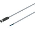 Festo Straight Female 3 way M8 to Straight 3 way Actuator/Sensor Cable, 5m Conductors, 5m, IP65 / IP68 / IP69K
