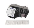 Black on White Label Printer Label, 0.5 in Length, 1 in Width, 0.5 in Label Length, 1 in Label Width