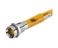 17-5 Series IndicatorYellow Panel Mount Indicator, Plug-In Termination24 V, IP40, IP658 mm
