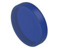 Indicator Lens Round Style, Blue, 23.7 mm diameter