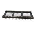 2.54mm Pitch 40 Way, Through Hole Turned Pin IC Dip Socket, 3A