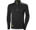 Black Polypropylene Thermal Shirt, M