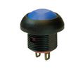 Push Button Switch, Off-(On), Panel Mount, 13.6mm Cutout, SPST, 50V dc / 125V ac, IP67
