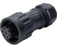 Circular Connector, 7 Contacts, Cable Mount, Plug, Female, IP67 Contacts