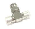 Tee 50Ohm Coaxial Adapter BNC Plug Plug to BNC Socket 1GHz