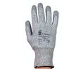 Tornado Electroflex Grey Abrasion Resistant, Cut Resistant Work Gloves, Size 6, Polyurethane Coating