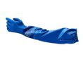 Ansell AlphaTec Blue Cotton Chemical Resistant, Cut Resistant Work Gloves, Size 9, PVC Coating