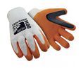 Hexarmor White Cotton Work Gloves, Size 9, Latex Coating
