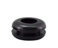 Black PVC 25.3mm Cable Grommet for Maximum of 18.9mm Cable Dia.