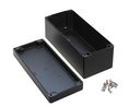 Hammond 1590Z Series Black Die Cast Aluminium Alloy Enclosure, IP68, Flanged, Black Lid, 360 x 160 x 90mm 160x90mm